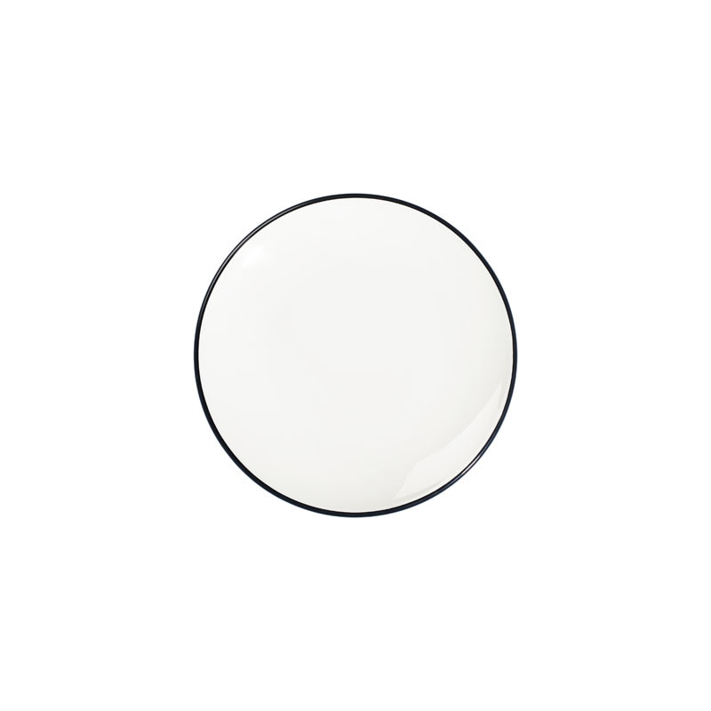 ASSIETTE PLATE MODEST NOIR 27CM EN PORCELAINE