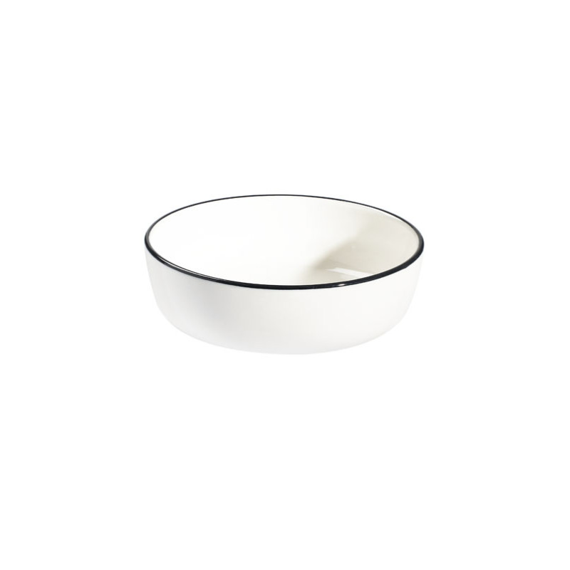 BOL MODEST BLACK 17CM 70CM PORCELAINE
