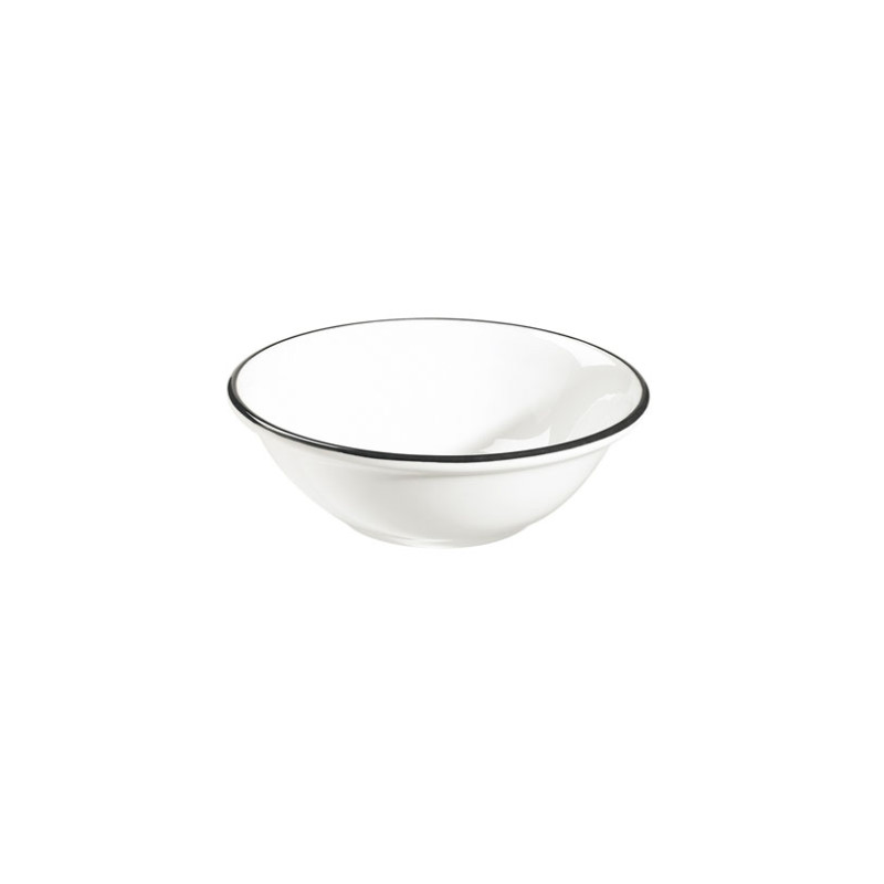 COUPELLE MODEST BLACK 8CM 4.5CL PORCELAINE