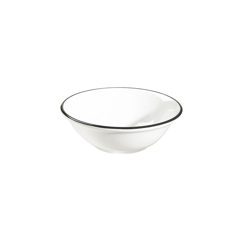 BOL MODEST BLACK 20CM 90CL PORCELAINE