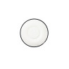 SOUS TASSE CAFE MODEST BLACK 12CM PORCELAINE