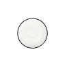 SOUS TASSE EXPRESSO MODEST BLACK 12CM PORCELAINE