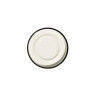 SOUS TASSE THE MODEST BLACK 10CM PORCELAINE