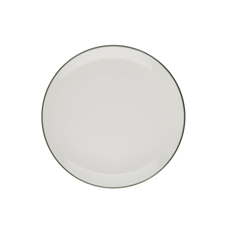 ASSIETTE DESSERT MODEST GREEN 17CM PORCELAINE