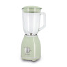 BLENDER RETRO 1.5L EN POLYPROPYLÈNE CÉLADON ET CONTENANT EN VERRE