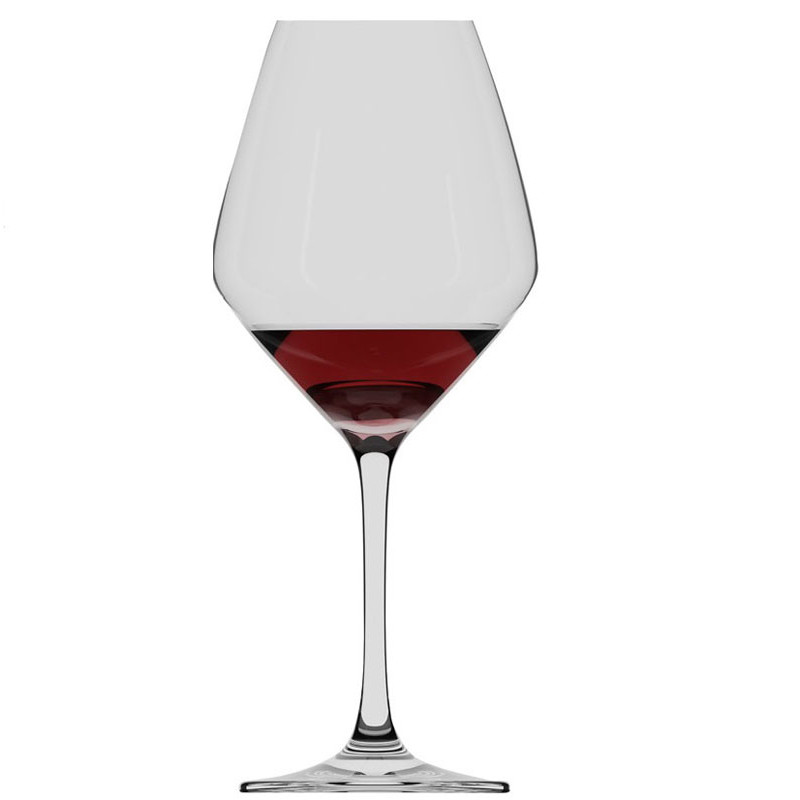 BOITE DE 6 VERRES A PIED VIN ROUGE ONE 41.3CL TRITAN CRISTAL