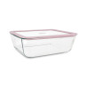 BOITE HERMÉTIQUE 2650ML RECTANGULAIRE PRESSBOX EN VERRE LAVANDE