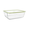 BOITE HERMÉTIQUE RECTANG PRESSBOX 2650ML EN VERRE BOROSILICATE CELADON