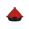 TAJINE D24CM FOND ALU INDUCTION COUVERCLE EN CÉRAMIQUE MAGENTA