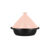 TAJINE D24CM FOND ALU INDUCTION COUVERCLE EN CÉRAMIQUE ROSE