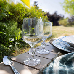 LOT DE 3 VERRES À PIED...