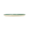 ASSIETTE PLATE CAPRIA 28CM EN FAIENCE VERT