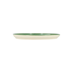 ASSIETTE DESSERT CAPRIA 21CM EN FAIENCE VERT