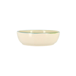 COUPELLE CAPRIA 16CM EN FAIENCE VERT
