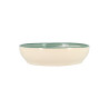 COUPELLE CAPRIA 20CM EN FAIENCE VERT