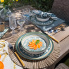 COUPELLE CAPRIA 20CM EN FAIENCE VERT