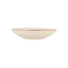 ASSIETTE CREUSE AMATXI 21CM EN FAÏENCE BLANC