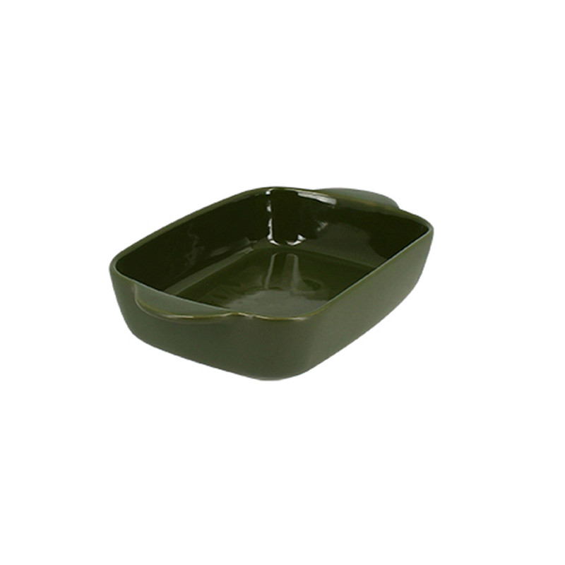PLAT À FOUR OCTAVE RECTANGLE 22X13.5CM 500ML EN GRÈS VERT