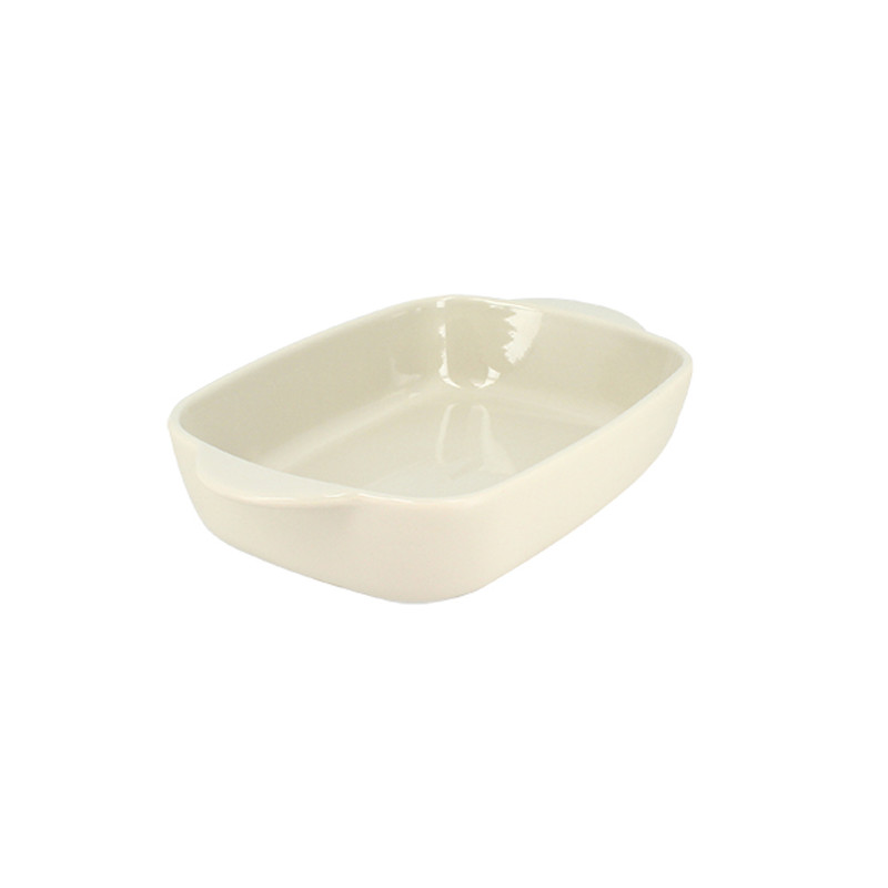 PLAT À FOUR OCTAVE RECTANGLE 27X16.5CM 1.1L EN GRÈS BEIGE