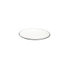 ASSIETTE PLATE MODEST NOIR 27CM EN PORCELAINE
