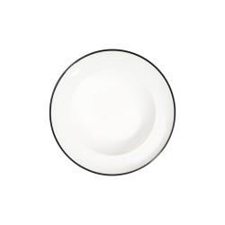 ASSIETTE PÂTES MODEST NOIR 25CM 42CL