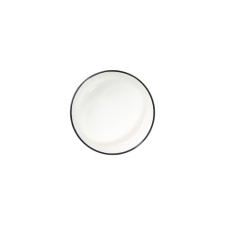 BOL MODEST BLACK 17CM 70CM PORCELAINE