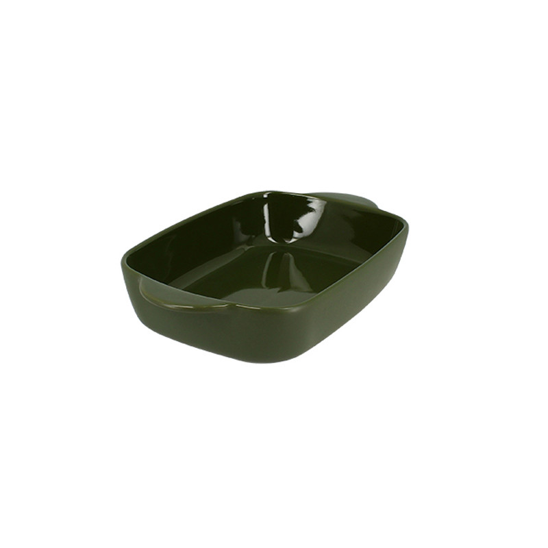 PLAT À FOUR OCTAVE RECTANGLE 27X16.5CM 1.1L EN GRÈS VERT