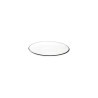 SOUS TASSE MODEST BLACK 19CM PORCELAINE