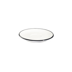 SOUS TASSE EXPRESSO MODEST BLACK 12CM PORCELAINE