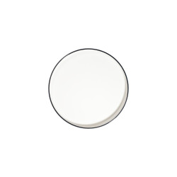 SOUS TASSE CAFE MODEST BLACK 10CM PORCELAINE