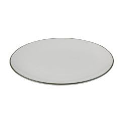 ASSIETTE PLATE MODEST GREEN 25CM PORCELAINE