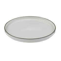 ASSIETTE PLATE MODEST GREEN 21CM PORCELAINE