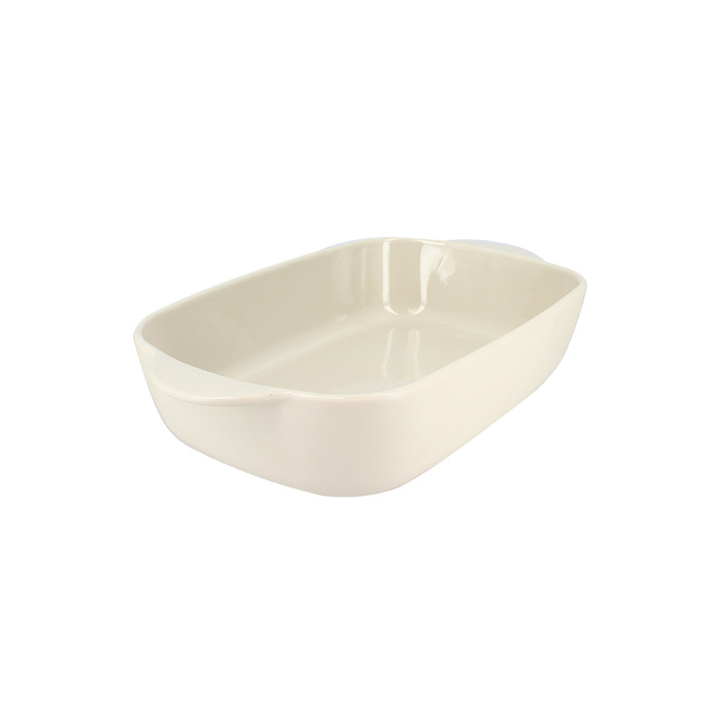PLAT À FOUR OCTAVE RECTANGLE 38X23CM 3.3L EN GRÈS BEIGE