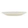 ASSIETTE PLATE JASMIN 27CM EN PORCELAINE BLANC