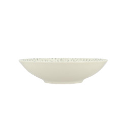 ASSIETTE CREUSE JASMIN 21CM EN PORCELAINE BLANC