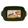 PLAT À FOUR OCTAVE RECTANGLE 38X23CM 3.3L EN GRÈS VERT