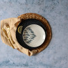 ASSIETTE DESSERT PESCARE 20CM EN PORCELAINE BLANCHE