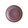 ASSIETTE CREUSE BLACK BERRY BLOOM 25CM