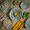 ASSIETTE CREUSE ALHAMBRA BLOOM 25CM