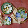 ASSIETTE PLATE FLORALUX 26CM EN PORCELAINE
