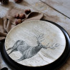 ASSIETTE PLATE LACHAT CERF 26CM EN PORCELAINE