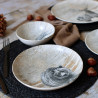 ASSIETTE CREUSE LACHAT OURS 21CM EN PORCELAINE