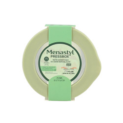BOITE HERMÉTIQUE RONDE PRESSBOX 250ML EN VERRE BOROSILICATE CELADON