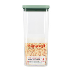 BOITE HERMÉTIQUE 1.5L EN PLASTIQUE AVEC COUVERCLE VERT