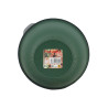 LOT 3 BOLS CONSERVATION RONDES EN PLASTIQUE VERT AVEC COUVERCLE