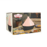 TAJINE D24CM FOND ALU INDUCTION COUVERCLE EN CÉRAMIQUE ROSE