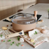 SET CULINAIRE MULTI- USAGE NOISETTE 28CM EN ALUMINIUM RECYCLÉ