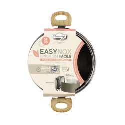 FAITOUT EASYNOX 24CM ACIER INOX ET ALUMINIUM 3 COULEURS ASSORTIES