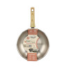 WOK EASYNOX 28CM EN ACIER INOX ET ALUMINIUM 3 COULEURS ASSORTIES