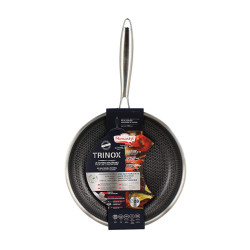 POELE TRINOX REVÊTU 28CM EN ACIER INOXYDABLE